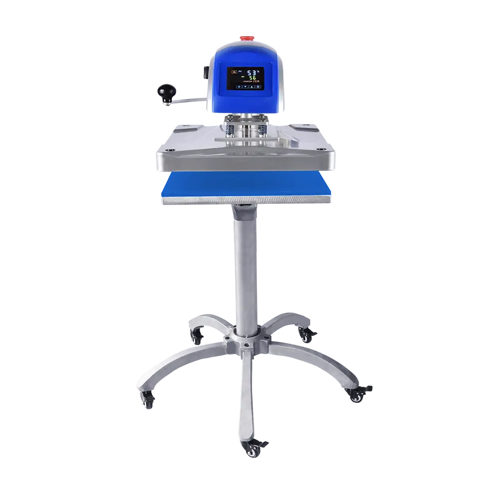 40x50cm Electric Auto Heat Press Machine with Movable Caddie Stand