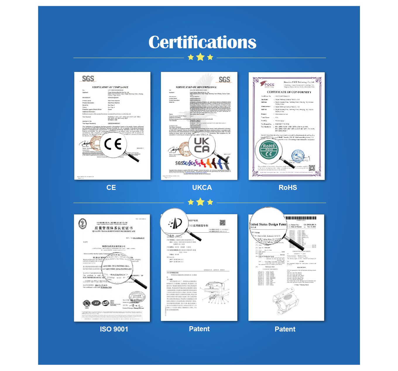 Certifications