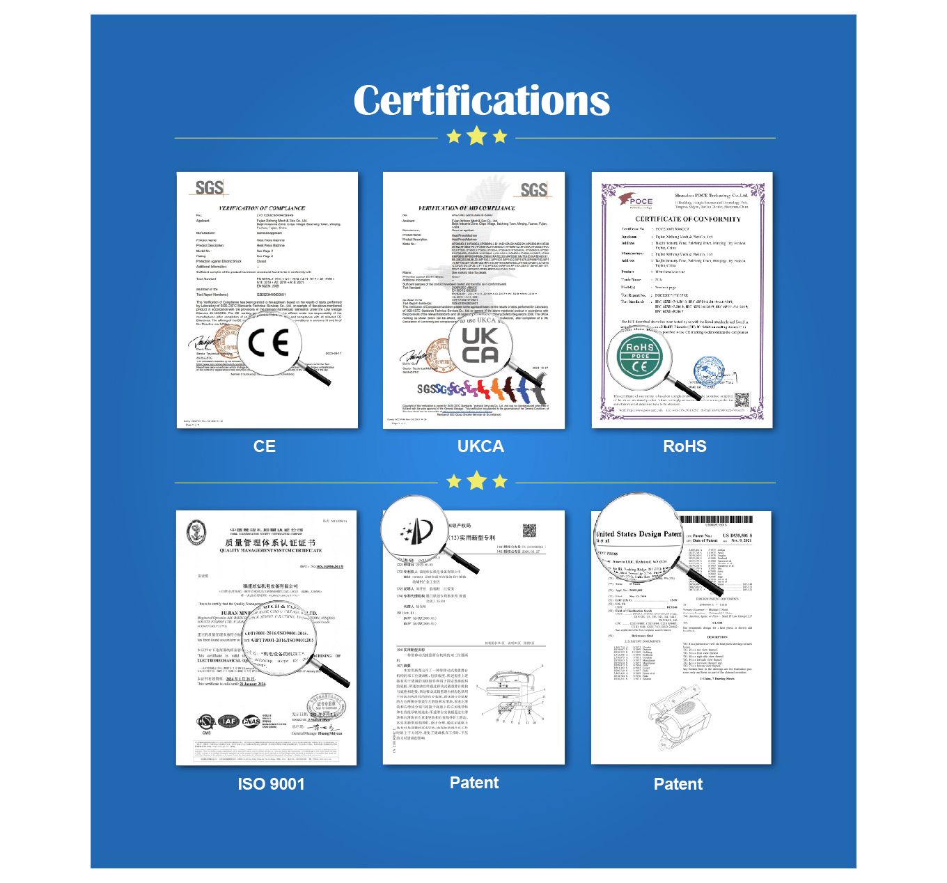 Certifications