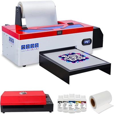 DTF L1800 Transfer Printer with Roll Feeder, Direct to Film Print Preheating A3 DTF Printer