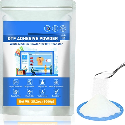 DTF Powder Digital Transfer Hot Melt Adhesive DTG PreTreat Powder for Direct Print on T-Shirts