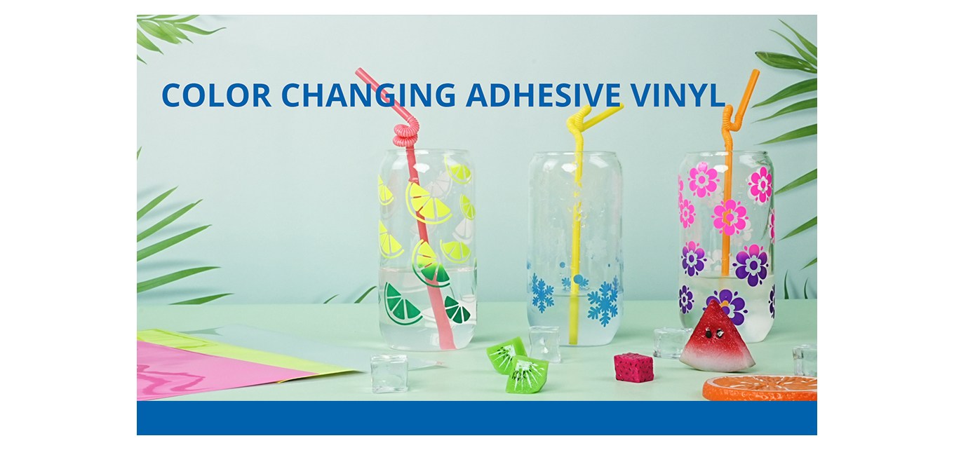 Feature of Color Changing Heat Transfer Vinyl Permanent Adhesive Vinyl