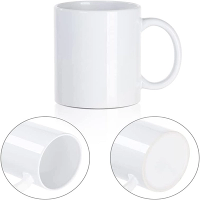 11 OZ Ceramic White Sublimation Mugs Blank Tazas Para Sublimacion