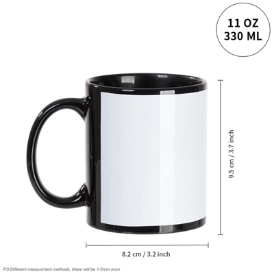 11oz white ceramic sublimation coffee mug