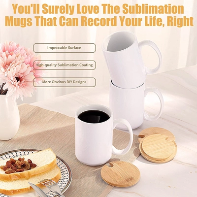 15 oz sublimation mugs bulk