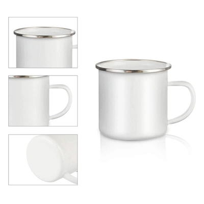 sublimation enamel mug blanks