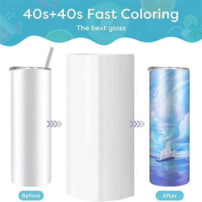 20 oz straight sublimation tumbler