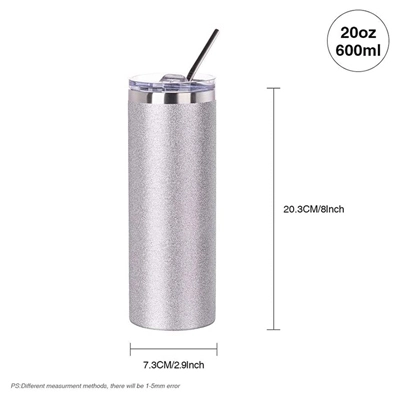 20oz skinny tumbler sublimation blank