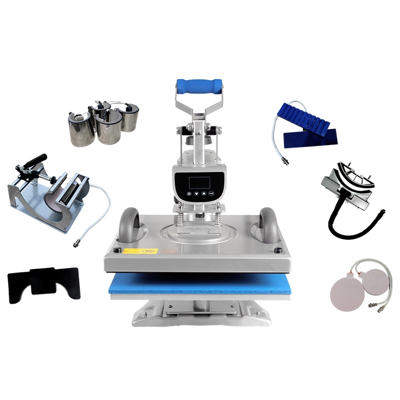 8 in 1 Swing 15x15 Heat Press Sublimation Machine
