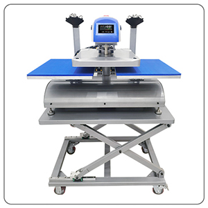 Heat Press Machine Lift Table Cart